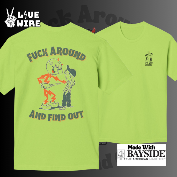 FAFO - Short Sleeve T-Shirt Made in the USA – Live Wire Apparel