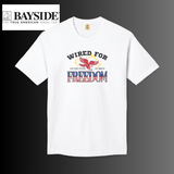 Wired for Freedom T-Shirt - Made in the USA