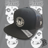 High Voltage Misfits - Live Wire X Branded Bills - Black - Flat Bill Trucker XL