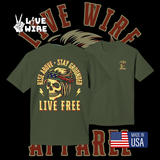 Live Free T-Shirt - Made in the USA